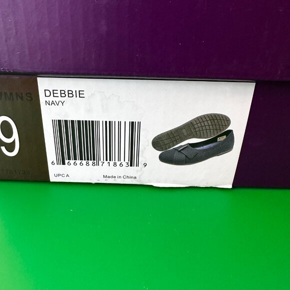 GLORIA VANDERBILT SIZE 9 /DEBBIE/ NAVY BLUE/ FLATS LOAFERS/ NEW WOMEN'S SHOES - Picture 6 of 6